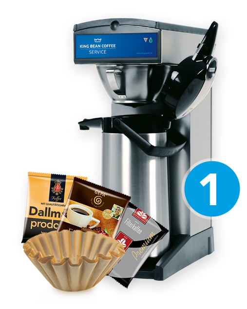 King Bean Coffee Service - Kaffeefiltermaschinen für Hamburg