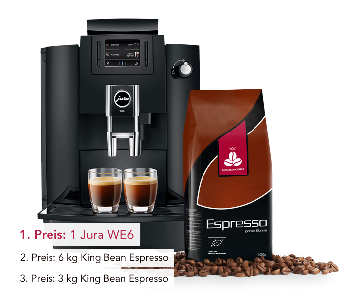 King Bean Coffee Service - Gewinne eine Jura WE6!